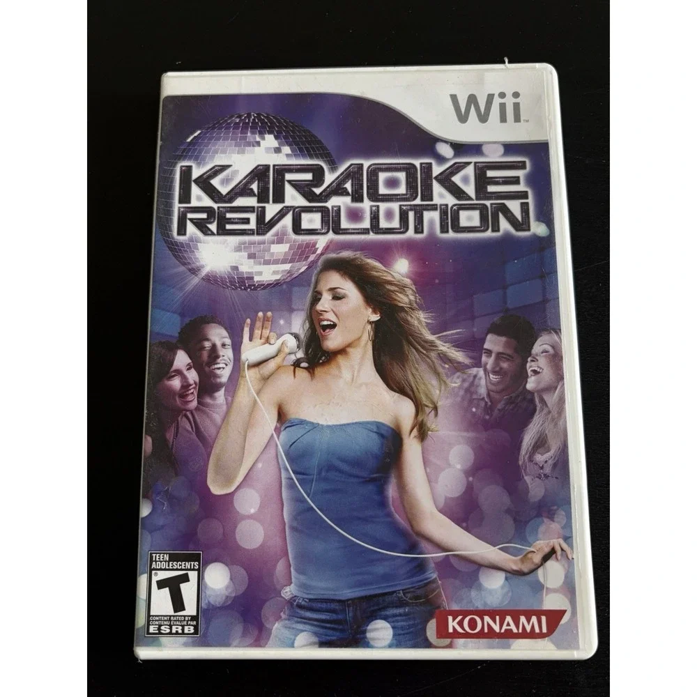 Karaoke Revolution‎ Nintendo Wii 2009 Music Video Game